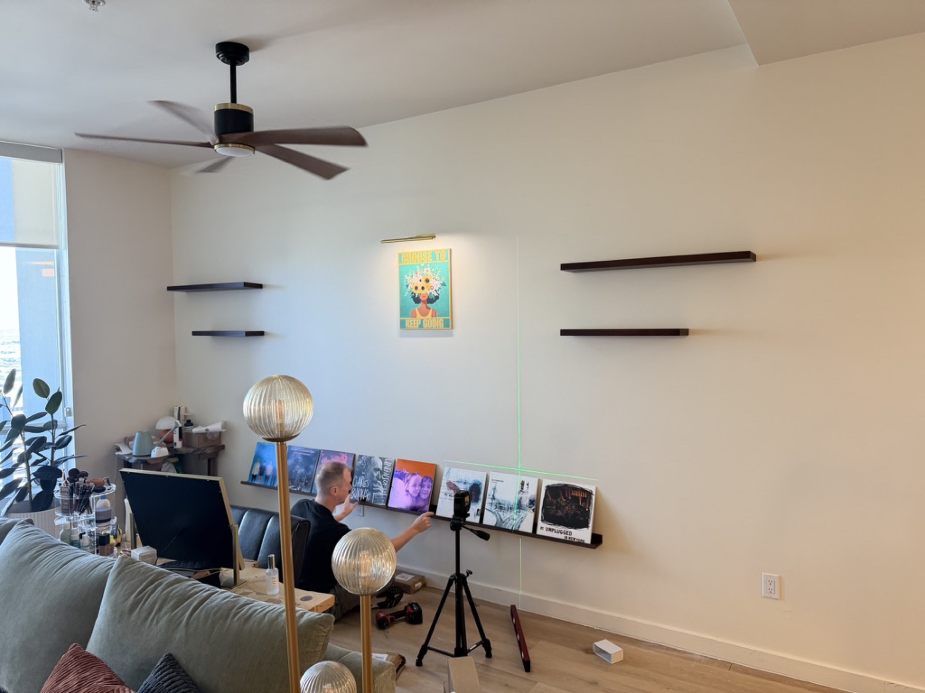 Other custom art, handyman, and wall work completed in a home